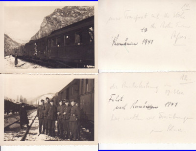 Pasul Turnu Rosu-Tren militar-WWII, WK2-2 foto foto