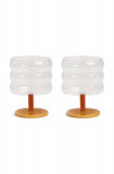 &amp;k amsterdam set de pahare de vin Mingle Amber 2-pack