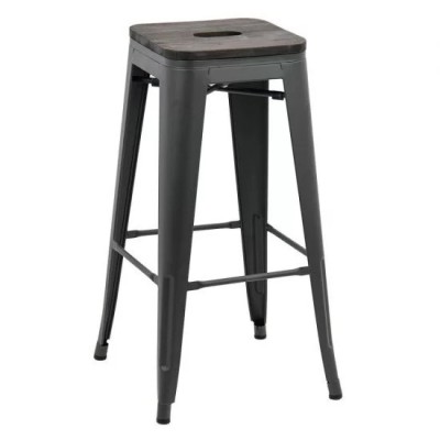 SCAUN DE BAR ABS 124 GRI foto