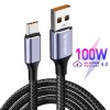 Cablu Telefon USB la USB Tip C 100w 6a Techsuit