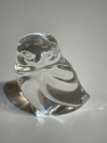 Cumpara ieftin Bufnita FIGURINA din CRISTAL de plumb norvegian HADELAND, lucrata manual