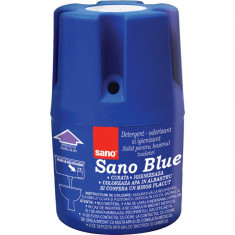 Odorizant solid Sano pentru rezervorul toaletei, Albastru, 150g foto