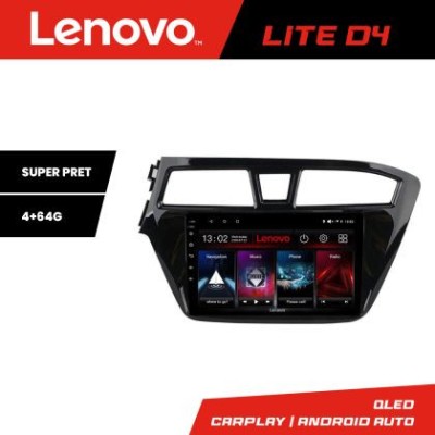 Navigatie Hyundai i20 2015-2018 Lenovo Kit-517 4+64 GB Android Waze USB Navigatie Internet Youtube Radio CarStore Technology foto