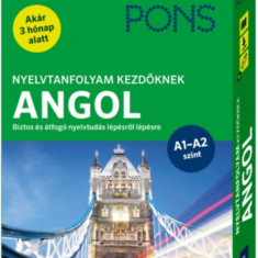 PONS Nyelvtanfolyam kezdőknek - Angol (könyv+pendrive+online) - Biztos és átfogó nyelvtudás lépésről lépésre - Akár 3 hónap alatt - Kate Tranter