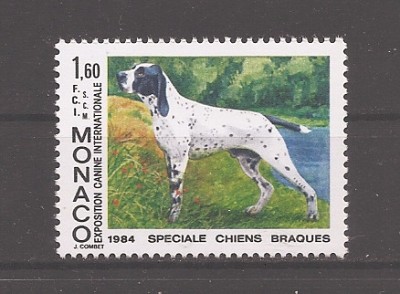 Monaco 1984 - Expoziție internațională de c&amp;acirc;ini, Monte Carlo, MNH foto