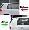 Set 2 ornamente protectie geam spate compatibil Volkswagen Golf 6 / MK6 Hatchback 2009-2012 Cod: 34130, Lumi LUXURY