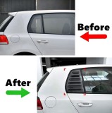 Set 2 ornamente protectie geam spate compatibil Volkswagen Golf 6 / MK6 Hatchback 2009-2012 Cod: 34130