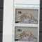 ROMANIA 2001 LP 1559 ANIMALE PREISTORICE SUPRATIPAR PERECHE MNH