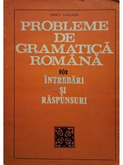 Iancu Coleasa - Probleme de gramatica romana (Editia: 1981) foto