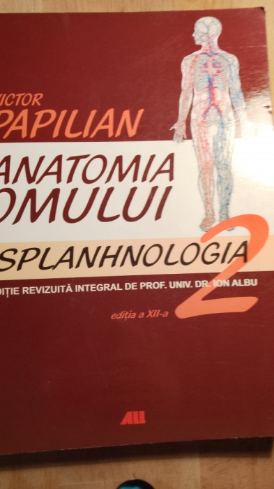 Victor papilian,anatomia omului, splanhologie,vol 2,Ed xii. 0182