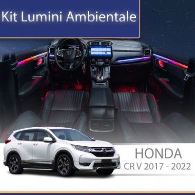 Lumini ambientale Honda CRV 2017-2021 set complet control telefon sau sistem original CarStore Technology foto