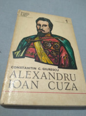 ALEXANDRU IOAN CUZA -CONSTANTIN C.GIURESCU NR.1 DOMNITORI SI VOIEVOZI ROMANI foto