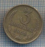 AX 1298 MONEDA - RUSIA - 3 KOPEKS - ANUL 1969-STAREA CARE SE VEDE, Asia