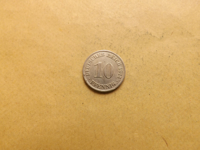 Germania 10 Pfennig 1914 A