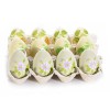 Set 12 oua decorative multicolore Paste 4x6 cm