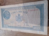 Romania 5000 lei 1945 20 martie