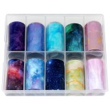 Set Folii Transfer LUXORISE #12 Cosmos, 10 buc