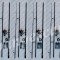 SET 4 Lansete Crap GS2 3,9m cu 4 Mulinete DIAMANT KT5000 si 4 ROLE 300M FIR