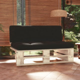 Canapea de mijloc de gradina din paleti, lemn de pin tratat GartenMobel Dekor, vidaXL