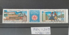 TS21 - Timbre serie DDR 1984 Mi2880-81