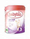 Lapte praf Optima 3 Croissance Bio, 800g, BabyBio