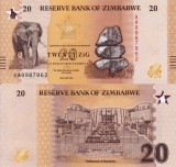 ZIMBABWE 20 ZiG 2026 UNC!!!