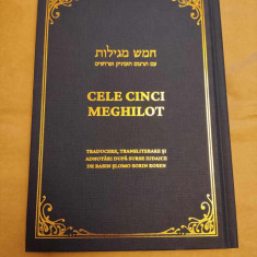 Cele cinci Meghilot - editie bilingva ebraica - romana cu transliterare 2023