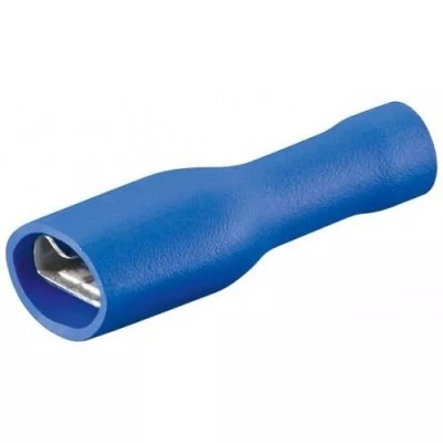 Conector papuc mama albastru izolat 6.4x0.8mm Goobay foto