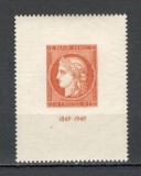 Franta.1949 100 ani marca postala-Bl. SF.142