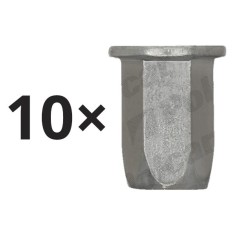 Set 10 piulita fixare Alfa Romeo 159, Giulietta, Mito, Audi A3, A4, A6, Fiat Bravo, Panda, Punto, Lancia Ypsilon, Seat Alhambra, VW Golf, Jetta, Shar