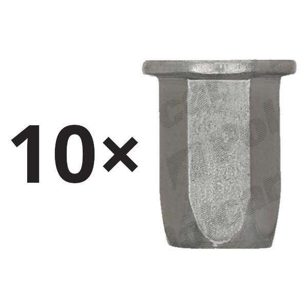 Set 10 piulita fixare Alfa Romeo 159, Giulietta, Mito, Audi A3, A4, A6, Fiat Bravo, Panda, Punto, Lancia Ypsilon, Seat Alhambra, VW Golf, Jetta, Shar