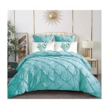 Cumpara ieftin Lenjerie de Pat Finet, Pliuri Brodate, 6 pcs - CPL54