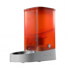 Dozator automat mancare pisici PETKIT Fresh Element Solo - Smart Pet Feeder, Orange, capacitate 3L, aplicatie mobila