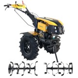 ProGARDEN Campo 1273 Alpine V2, motocultor 12CP, 2+1 trepte, 2+2+1 freze, roti 6.00-12, diesel, EU V, pornire electrica, 2 prize putere