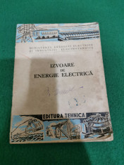 Carte Izvoare de energie electrica foto