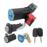 Set complet butuci usa si contact pornire Topautochei&amp;#174; compatibil Renault, cod OE 806019591R, 2 chei