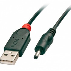 Cablu de alimentare USB la DC 3.5mm x 1.35mm 1.5m, Lindy L70266