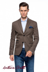 Sacou Barbati Maro Smart Casual Slim Fit S001 Art11 foto