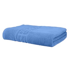 Prosop de fata 550 g/mp din bumbac 100%, dublu fir, Soft, Bleu, 50/90 cm