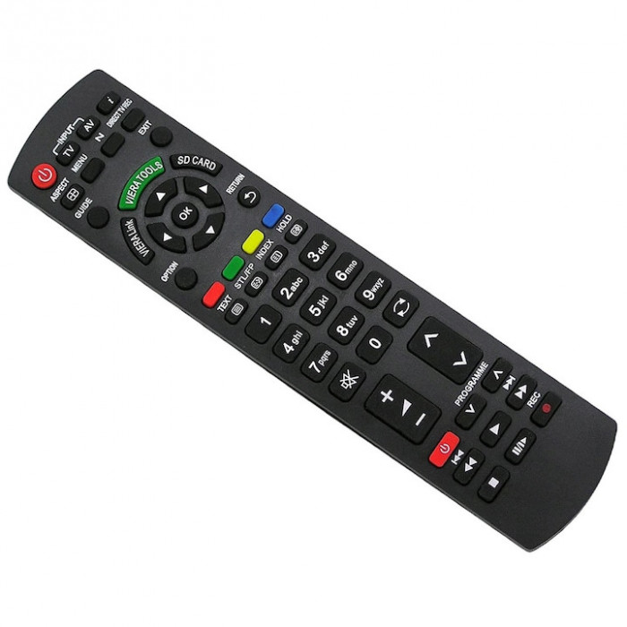 Telecomanda Panasonic pentru Tv, Negru, N2QAYB000487