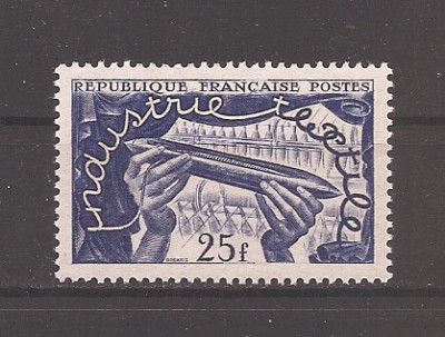 Franta 1951 - Expoziție de textile, MNH foto