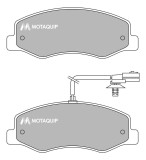 MOTAQUIP LVXL1637 set placute frana,frana disc