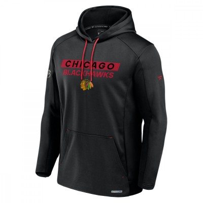 Chicago Blackhawks hanorac de bărbați cu glugă AP Rink Poly Fleece Pullover Hood - XL foto