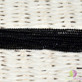 Sirag spinel negru pietre micro fatetate 2mm 33cm