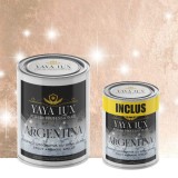 Vopsea Decorativă de Lux Argentina &ndash; Roz Prafuit | Pachet 1.5L (2&times;0.5L + 0.5L), Efect 3D Stelat-Toro Decor