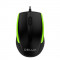 Mouse Delux M321 negru cu verde