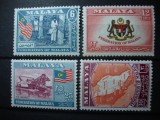 FEDERATIA MALAYA 1957 SERIE MH