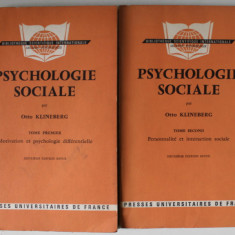 PSYCHOLOGIE SOCIALE par OTTO KLINEBERG , DEUX VOLUMES , 1963