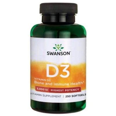 Vitamina D3 5000UI Swanson 250cps foto