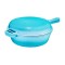 Cratita fonta emailata dubla cu capac 14x27cm albastru deschis Handy KitchenServ